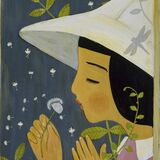 谷内六郎の表紙絵　栃木県立美術館・志田康宏さん　昭和の子どもの生活描く　２６年間雑誌の表紙絵飾る
