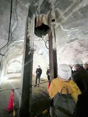 大本営地下壕跡=東京都新宿区