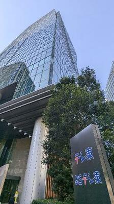 　テレビ東京が入るビル＝２０２５年１月、東京都港区