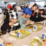 地元食材で「想い出給食」　大田原・今春統合の３小学校　東洋大生らが企画