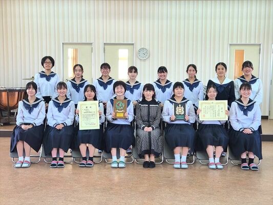 全国大会に出場する栃木女子高コーラス部