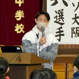 小山出身Ｊ１セレッソ鈴木選手が講演　小山・間々田中