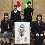 自転車ヘルメット、高校生も着けてね 推進キャラ、足利工業高生考案の「ま…