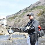 那須塩原・箒川で渓流釣り解禁　初日は県内外から600人