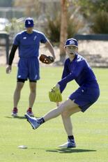 大谷ら日本勢自主練習