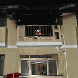 上三川の建物火災 出火元は住民不在、下層階の2人搬送