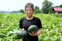  　ホクホクして濃厚な味　ＪＡなす南のみなみちゃん南瓜