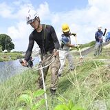 安全で快適な「荒神祭」を 真岡の建設業協会が21年目の清掃活動
