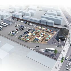 栃木市、観光交流拠点のイメージ図を公表 旧栃木署跡地に整備、新たなにぎわいの場へ