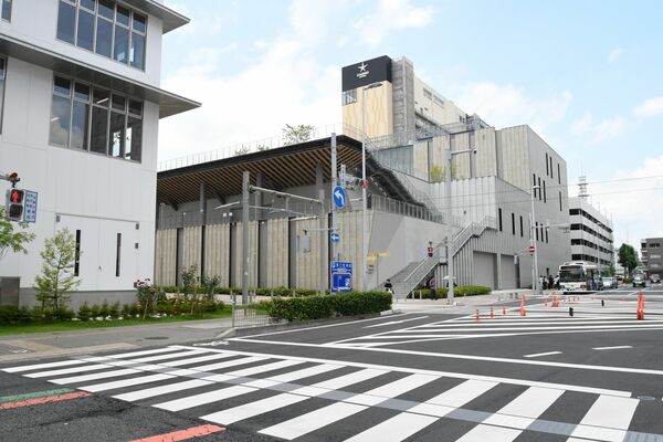 ４年連続で県内の最高路線価となった宇都宮駅東口駅前ロータリー付近＝宇都宮市宮みらい
