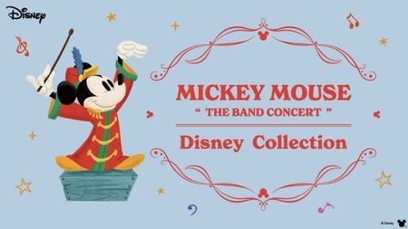 ミッキーの大演奏会』のアートを使用したオリジナルグッズを山野楽器