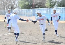 佐野日大が2026年初の対外試合、埼玉8強・春日部共栄と2試合　新チーム初本塁打も…