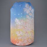 益子の島田恭子さん、都内で個展　桜文器など華やかに80点