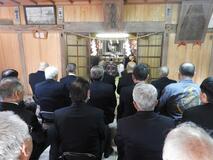 創建８００年 地元住民ら祝う