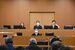 那須雪崩事故で３被告の論告求刑公判が開かれた宇都宮地裁２０６号法廷＝29日午後１時15分、宇都宮市小幡１丁目（代表撮影）
