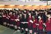星の杜中高で行われた入学式＝７日午前、宇都宮市上籠谷町