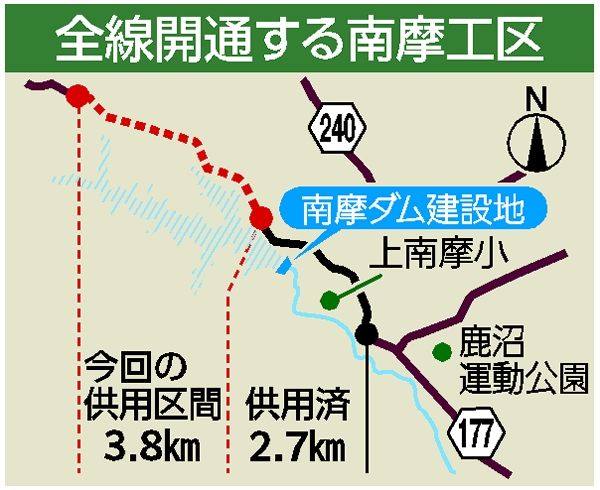 付け替え道路 ９月開通 南摩ダム工事本格化へ 思川開発事業で栃木県 社会 政治行政 下野新聞 Soon ニュース 下野新聞 Soon スーン