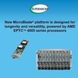 Supermicro、クラウド／エッジ／SaaSワークロード向け業界最高密度AMD EPYC（TM） 4005シリーズMicroBlade（R）を発表
