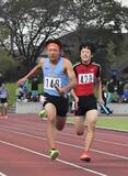 福崎（陽東）２年女子100メートル制す