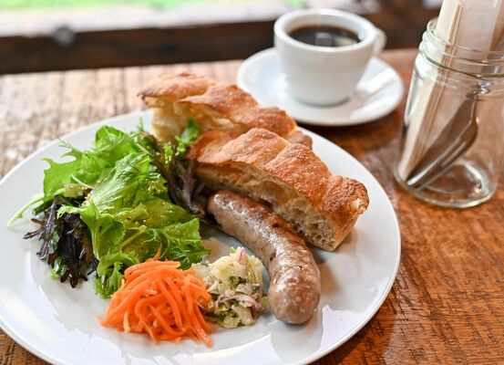 自家製無添加ソーセージプレート