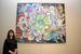 最新作「願いの花」を描いたｕｍｉ．さん