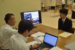 地元志向の学生２０人参加足利　佐野と合同就職面接会