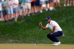 久常涼が暫定首位、松山英樹２位