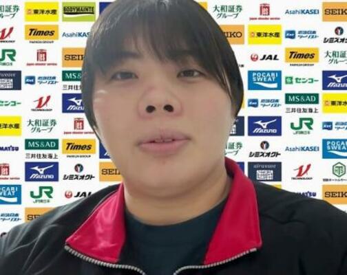 オンラインで取材に応じる柔道女子の素根輝=18日