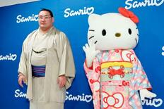 豊昇龍、キティちゃんからパワー