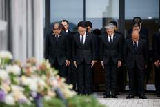 熊本「前震」１０年、悼む被災地