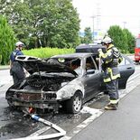 宇都宮の平出工業団地で車両火災