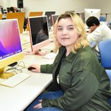 戦禍逃れ文星芸大に入学、アニメつくる夢へ前進　ウクライナ出身のアナスタシアさん　祖国の家族思い日々勉強