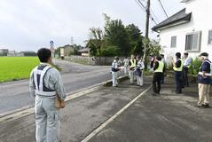 通学路の危険 市長らが確認