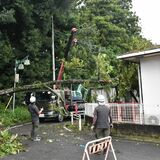 栃木県北部で床下浸水や停電　各地で倒木も　日光市は２日、全小中学を休校に