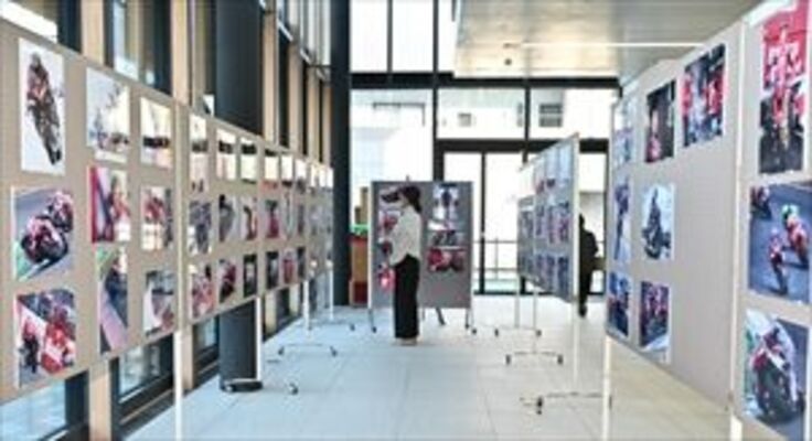 市役所１階で行われている企画展