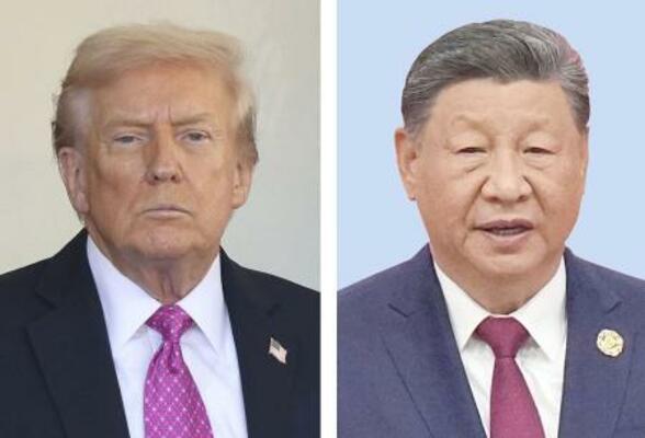 　トランプ米大統領（ゲッティ＝共同）、中国の習近平国家主席