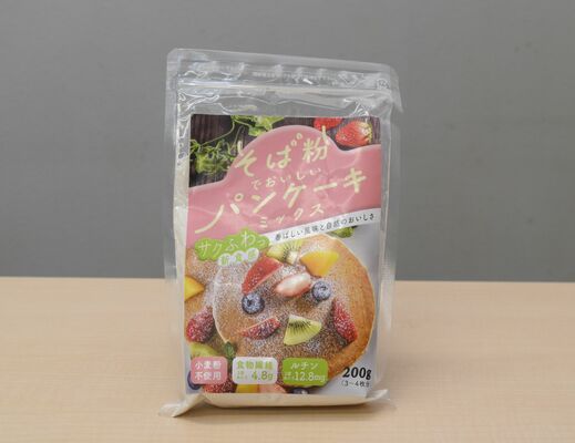 新商品のそば粉を使用したパンケーキミックス