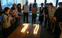 能登地震犠牲者、大阪で悼む