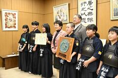 全国剣道での活躍誓う