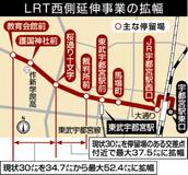 ＬＲＴ西側３６年３月開業