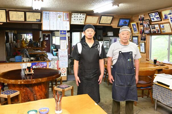宇佐見輝光さん（右）と幸輝さん