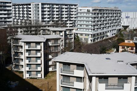 　保存されている「スターハウス」＝東京都北区の「ＵＲまちとくらしのミュージアム」