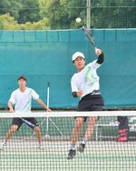 インターハイ栃木県予選ソフトテニス男子個人、宇都宮短大付の2年生ペアが初優勝　目標は全国ベスト16