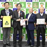 下野市教委にランドセルカバー寄贈　新入学児用に下野地区交通安全協会