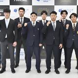 栃木ＧＢ入団会見　宇短付高・中村内野手ら９人が熱く意気込み　「三冠王が目標」「人としても成長したい」