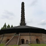 野木町煉瓦窯（野木）　国重文・明治時代　優美な十六角形唯一残す　円描き22万のれんが焼成