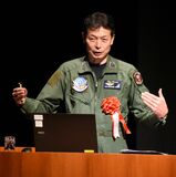 「諦めなければ夢はかなう」ブルーインパルス元隊長、宇都宮で講演