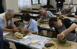 縄文土器作り体験　