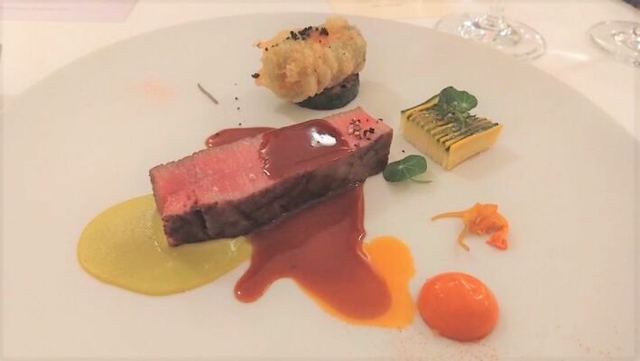 県産食材を使用したディナー