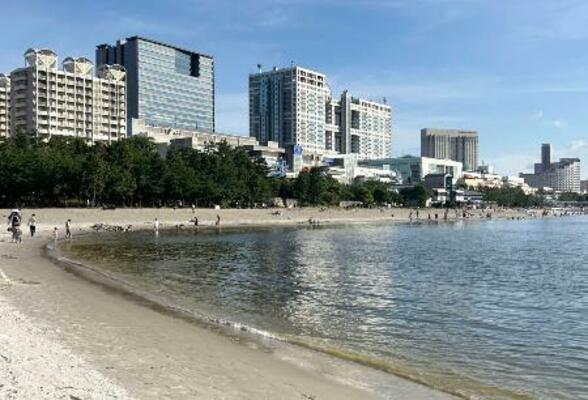 　お台場海浜公園＝東京都港区